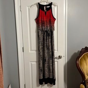 Ladies Size L maxi dress.  Calvin Klein